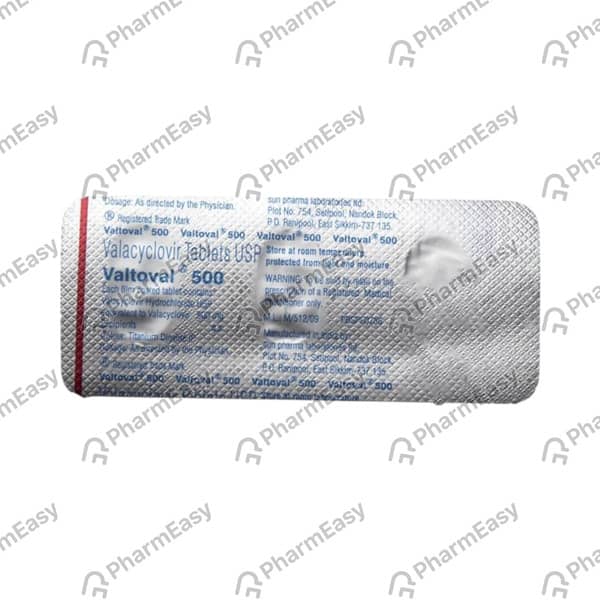 Valtoval 500mg Strip Of 10 Tablets