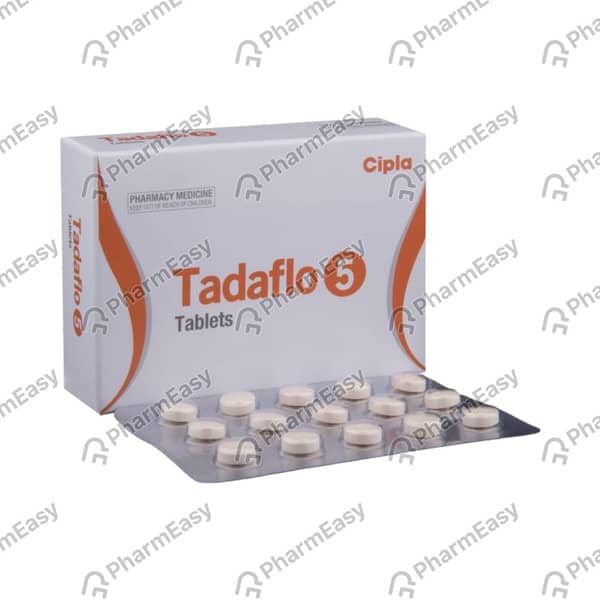 Tadaflo Cp 5Mg Strip Of 30 Tablets