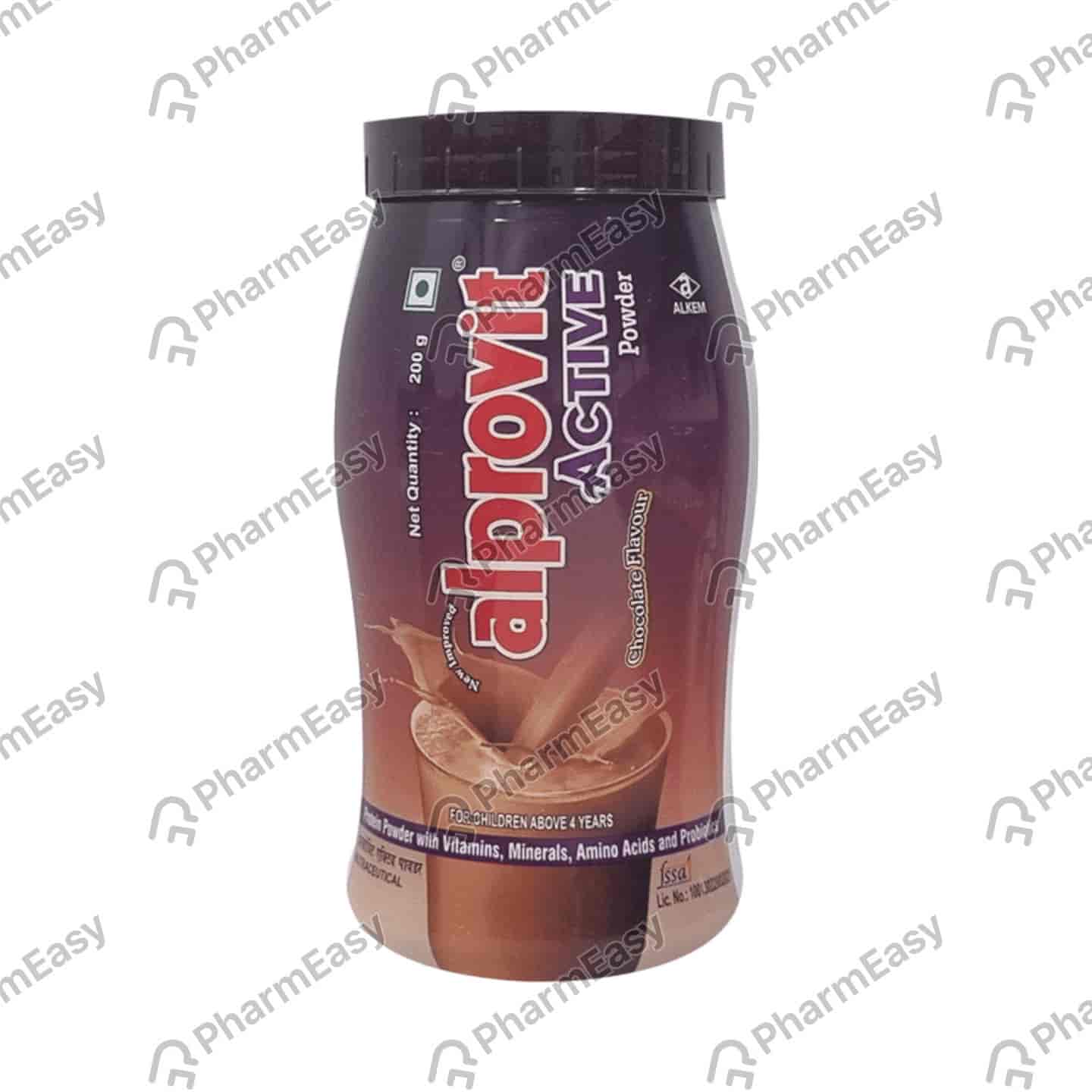 Alprovit Active Chocolate Flavour Jar Of 200gm Oral Powder