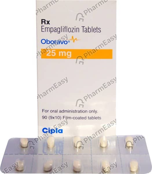 Oboravo 25mg Strip Of 10 Tablets