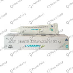 Hysodew 0.18% Tube Of 10gm Ophthalmic Gel