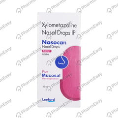 Nasocan Adult 0.1% Bottle Of 10ml Nasal Drops