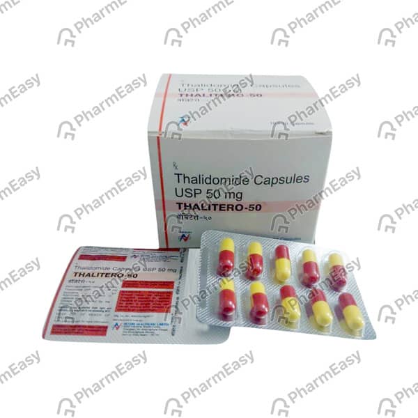 Thalitero 50 Strip Of 10 Tablets
