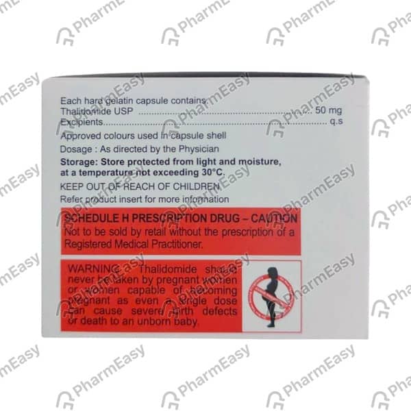Thalitero 50 Strip Of 10 Tablets