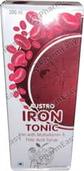 AUSTRO IRON TONIC BOTTLE OF 200ML SYRUP