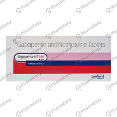 Gabipenta Nt 100mg Strip Of 10 Tablets