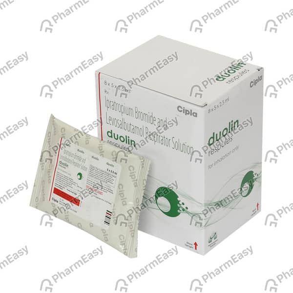 Duolin 1.25/500mcg Ampoule Of 2.5ml Respules