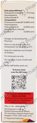 Nezaflo D 70md Bottle Of 7gm Nasal Spray