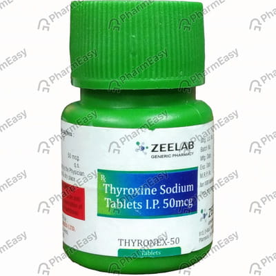 Thyronex 50mcg Bottle Of 100 Tablets