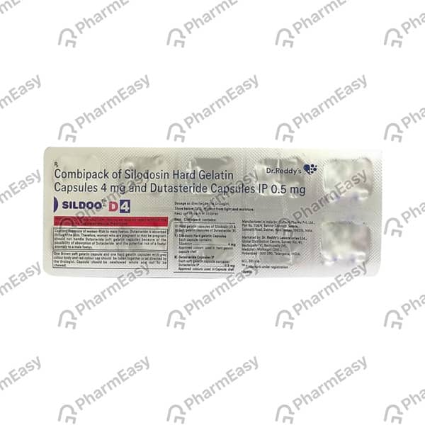 Sildoo D 4mg Combipack Strip Of 20 Capsules