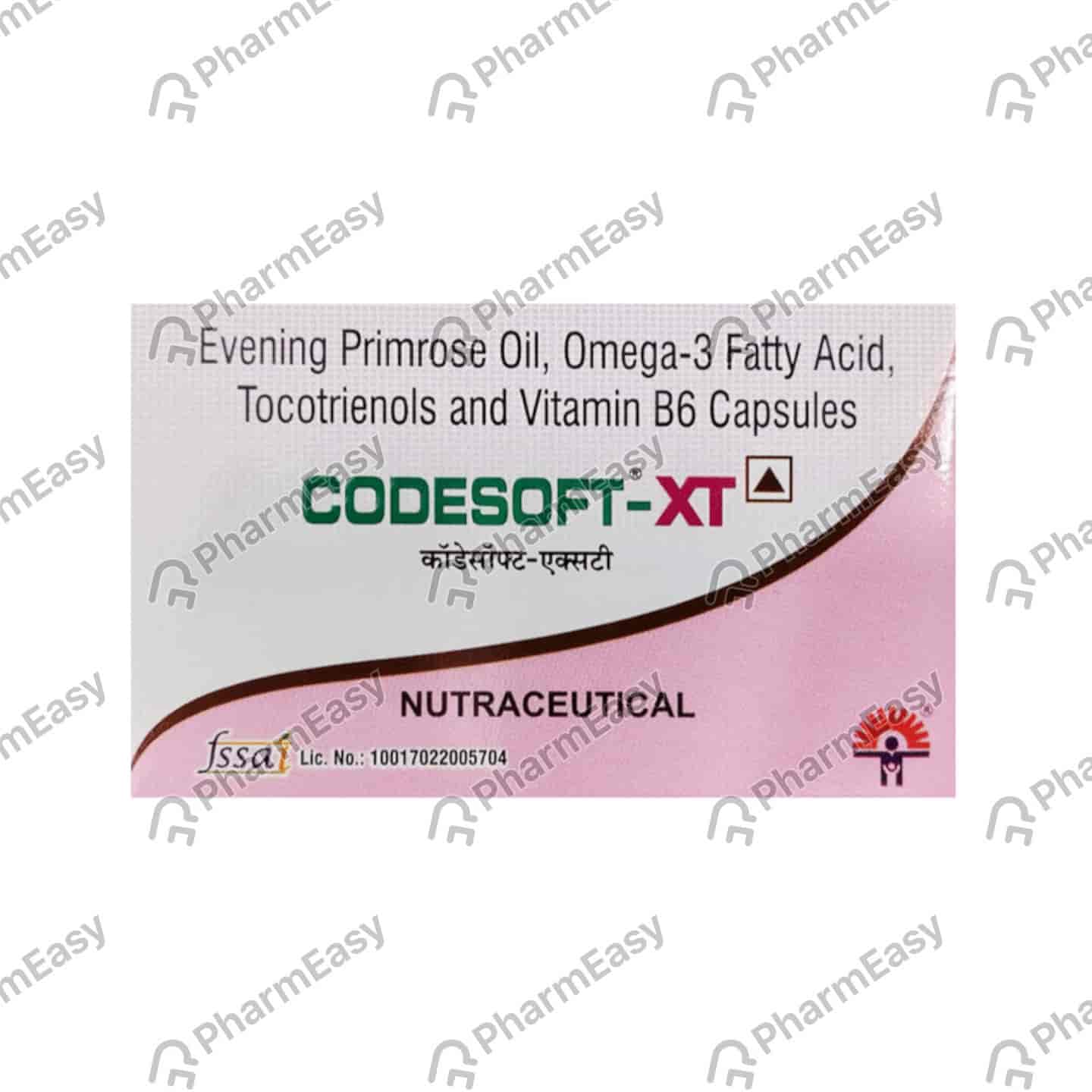 Codesoft Xt Strip Of 10 Softgel Capsules