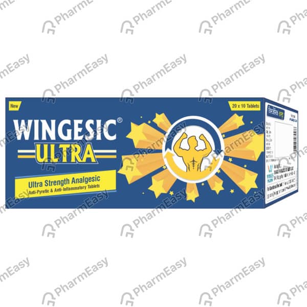 New Wingesic Ultra Strip Of 10 Tablets