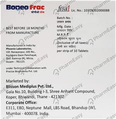 BONEO FRAC STRIP OF 10 TABLETS