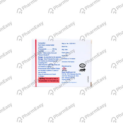 Posajaj 100mg Strip Of 10 Tablets