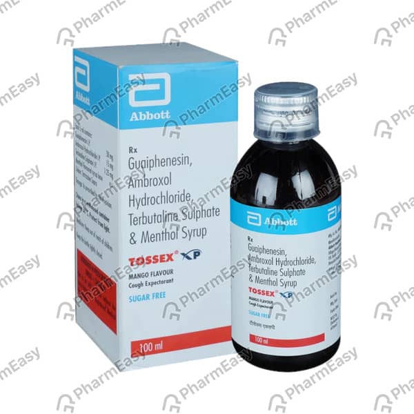 Tossex Xp Mango Flavour Sugar Free Bottle Of 100ml Syrup