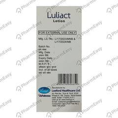 Luliact 1% Bottle Of 15ml Lotion