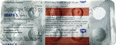 Udapa 5mg Strip Of 10 Tablets