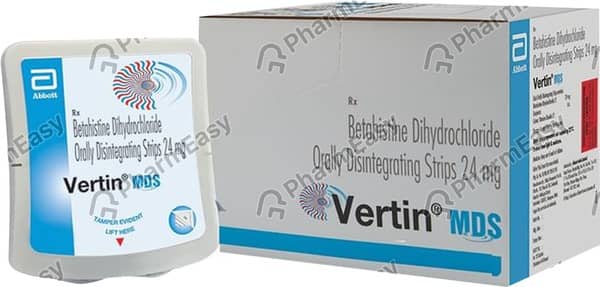 Vertin Mds 24mg Box Of 10 Sachets Of Orally Disintegrating Strips
