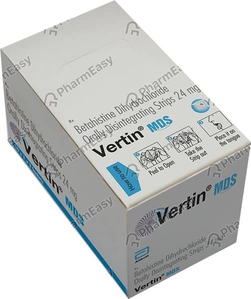 Vertin Mds 24mg Box Of 10 Sachets Of Orally Disintegrating Strips