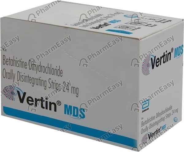 Vertin Mds 24mg Box Of 10 Sachets Of Orally Disintegrating Strips