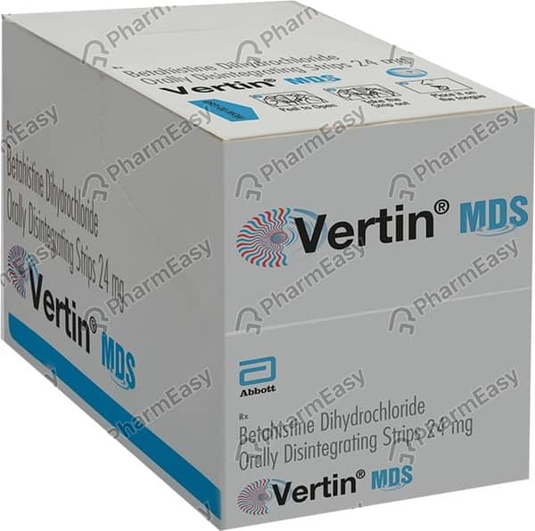 Vertin Mds 24mg Box Of 10 Sachets Of Orally Disintegrating Strips