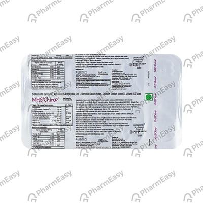 Nhs Chiro Strip Of 10 Tablets