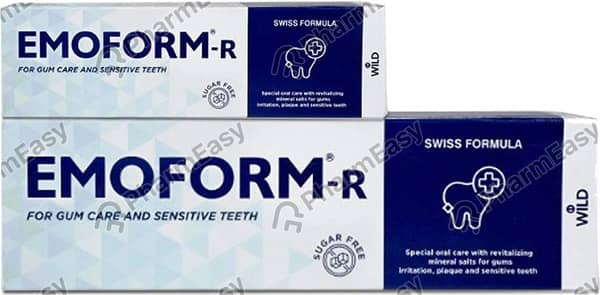 Emoform R | Sugar Free | Tube | Toothpaste 150 Gm