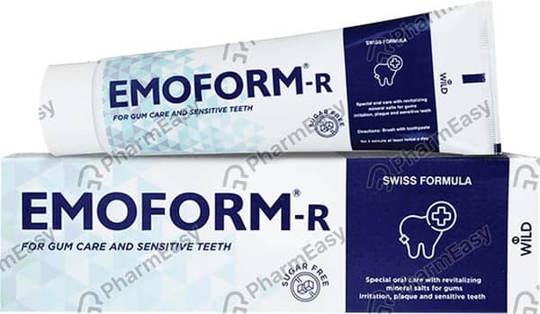 Emoform R | Sugar Free | Tube | Toothpaste 150 Gm