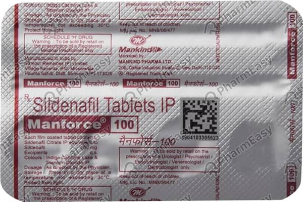 Manforce 100 Tablet