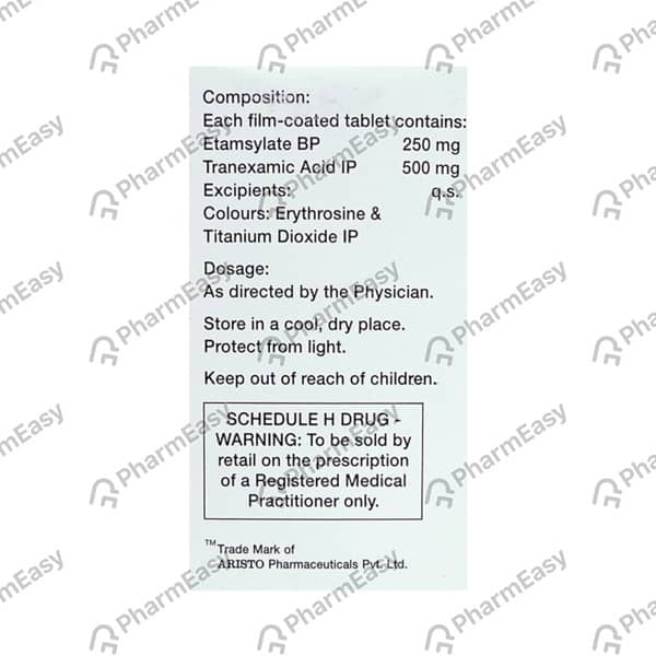 Tranlok E 500/250mg Strip Of 6 Tablets