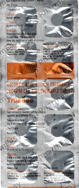 Truecee Strip Of 10 Chewable Tablets