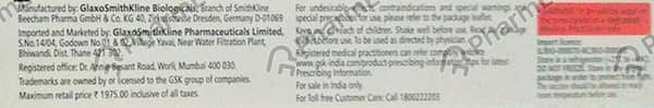 Fluarix Tetra 2021 Sh Pre Filled Syringe Of 0.5ml Vaccine