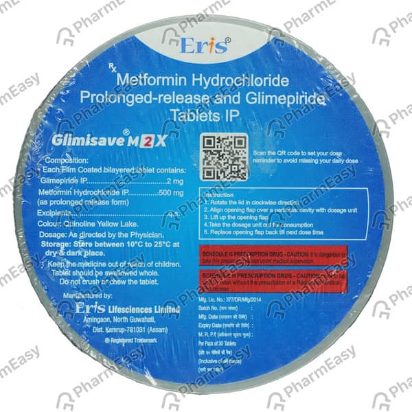 Glimisave M 2mg X Bottle Of 30 Tablets