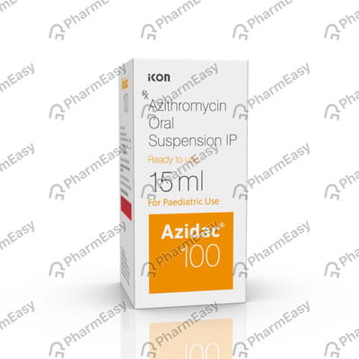 Azidac 100mg Bottle Of 15ml Suspension