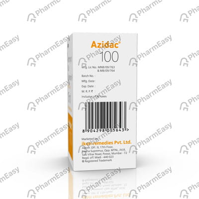 Azidac 100mg Bottle Of 15ml Suspension