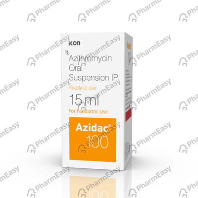 Azidac 100mg Bottle Of 15ml Suspension