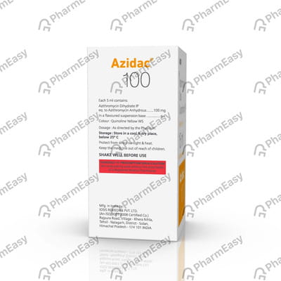 Azidac 100mg Bottle Of 15ml Suspension