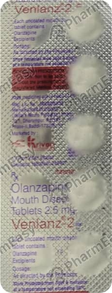 Venlanz 2.5 Mg Tablet 10
