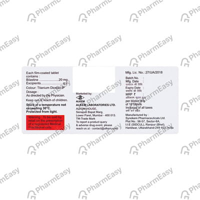 Prulastin 20mg Strip Of 10 Tablets