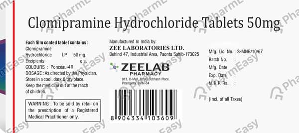 Omifram 50mg Strip Of 10 Tablets