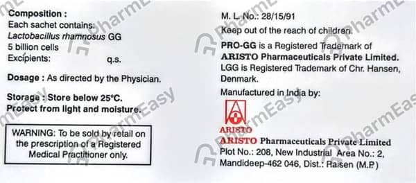 Progg Sachet Of 0.5gm Granules