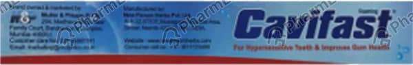 Cavifast Tube Of 100Gm Dental Cream