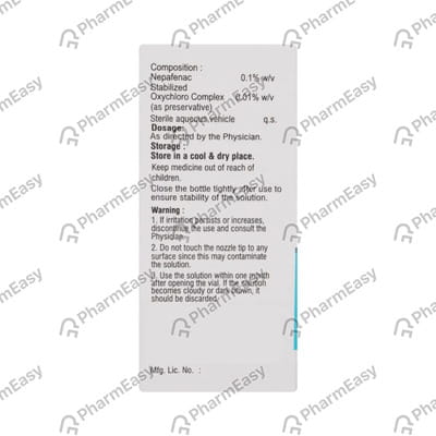 Nipranac Cs Bottle Of 5ml Eye Drops