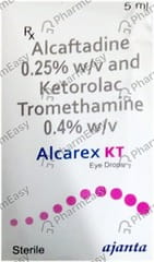 ALCAREX KT BOTTLE OF 5ML EYE DROPS