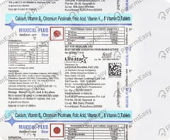 MAXICAL PLUS NEW STRIP OF 10 TABLETS