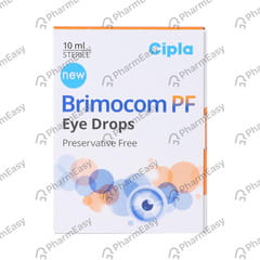 NEW BRIMOCOM PF BOTTLE OF 10ML EYE DROPS