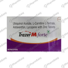TRAZER M FORTE STRIP OF 10 TABLETS
