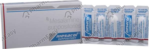 Mesacol 1g Strip Of 5 Rectal Suppositories