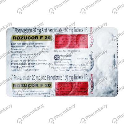 Rozucor F 20mg Strip Of 15 Tablets