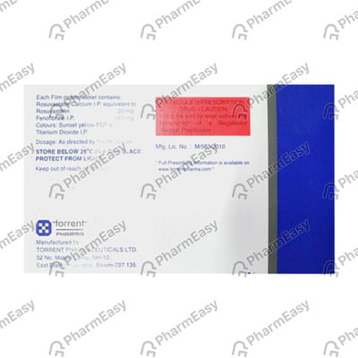 Rozucor F 20mg Strip Of 15 Tablets